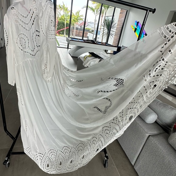 Just Cavalli White Cutout Dress - Picture 3 of 6